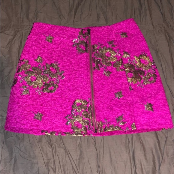 Free People Fuchsia Skirt - Picture 2 of 5